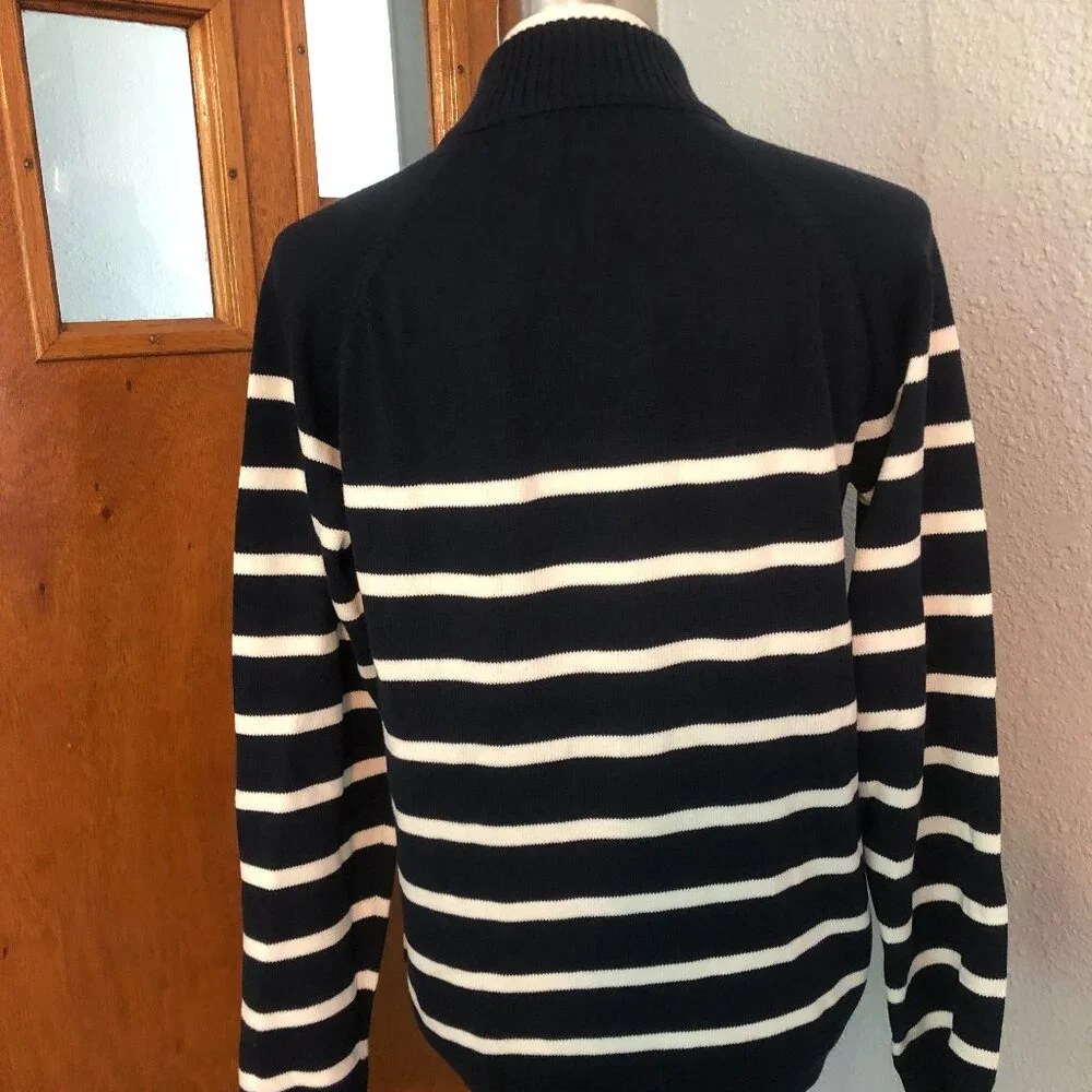 'Brooks Brothers' Fleece Pullover Mock Neck Sweater - Size XL - Picture 2 of 7